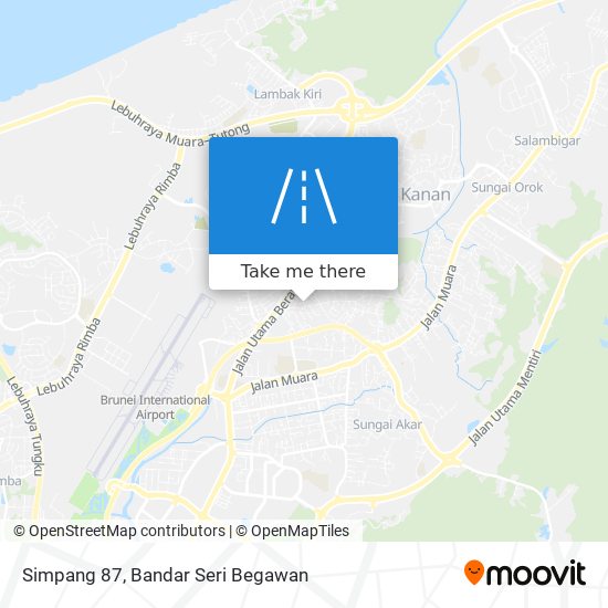 Simpang 87 map