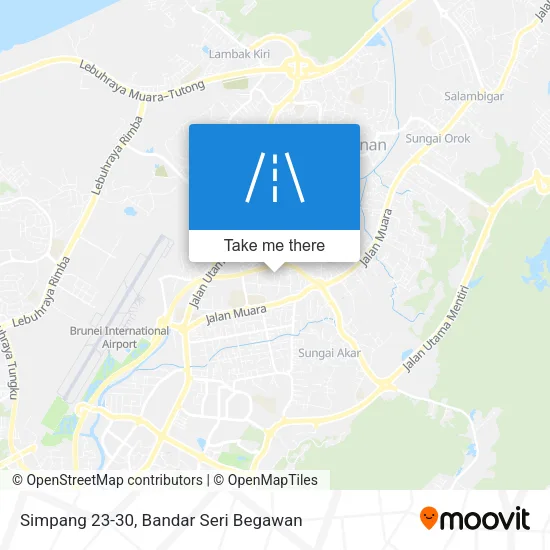 Simpang 23-30 map