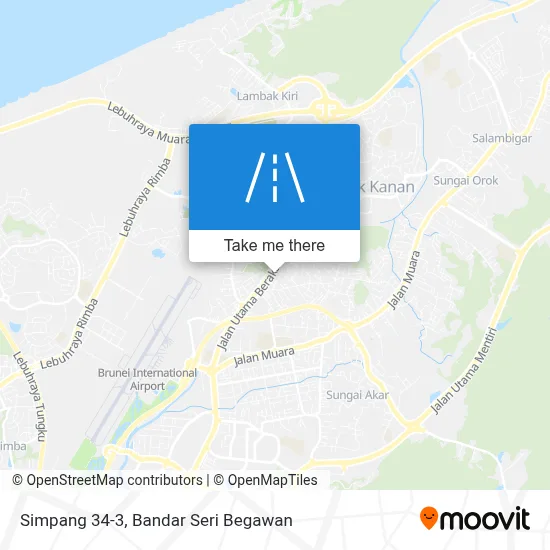 Simpang 34-3 map