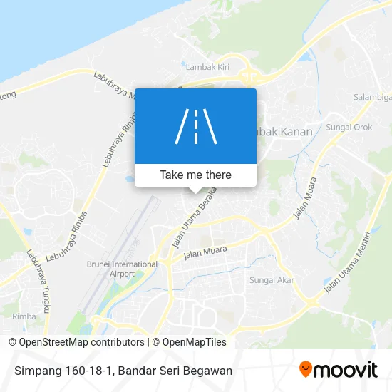 Simpang 160-18-1 map