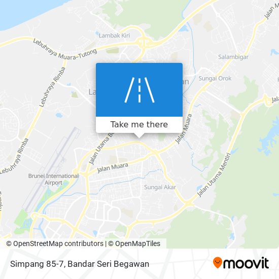 Simpang 85-7 map