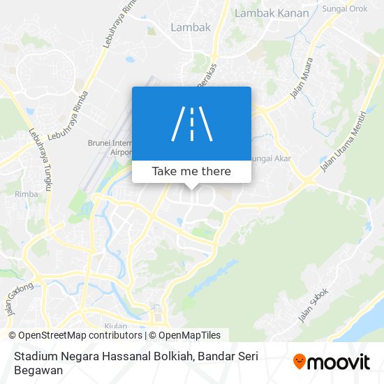 Stadium Negara Hassanal Bolkiah map
