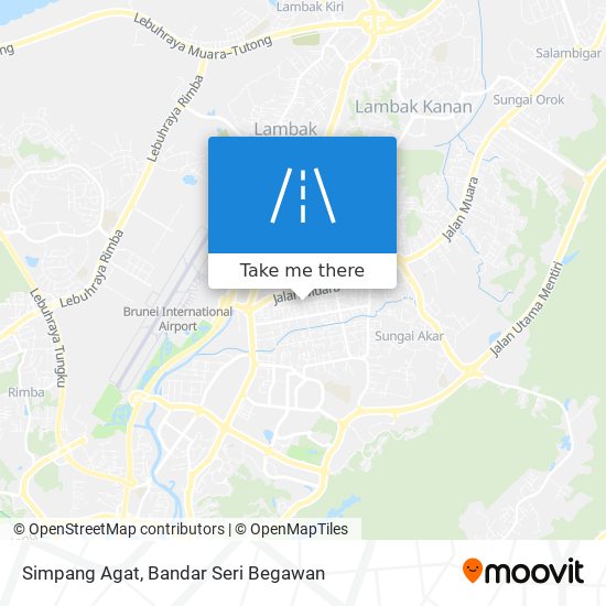 Simpang Agat map