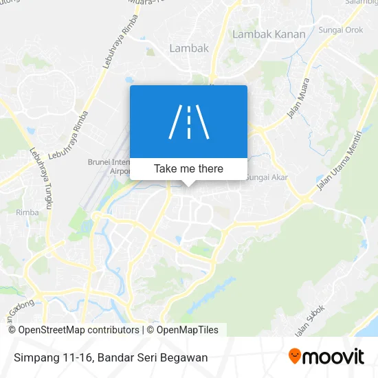 Simpang 11-16 map