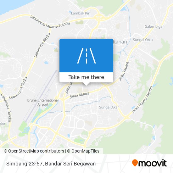 Simpang 23-57 map