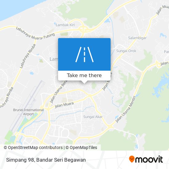 Simpang 98 map