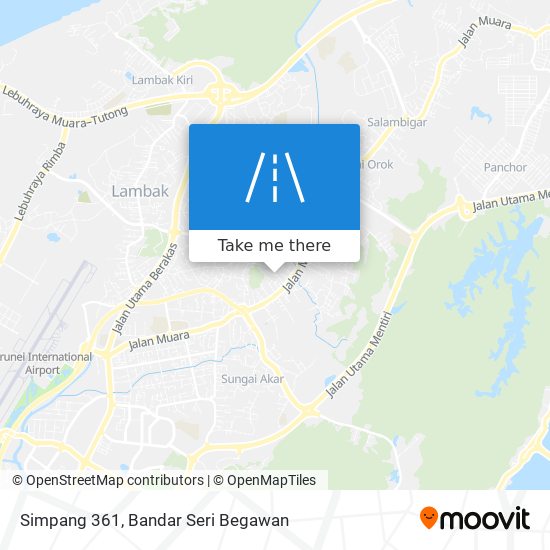 Simpang 361 map