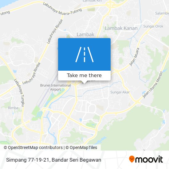 Simpang 77-19-21 map