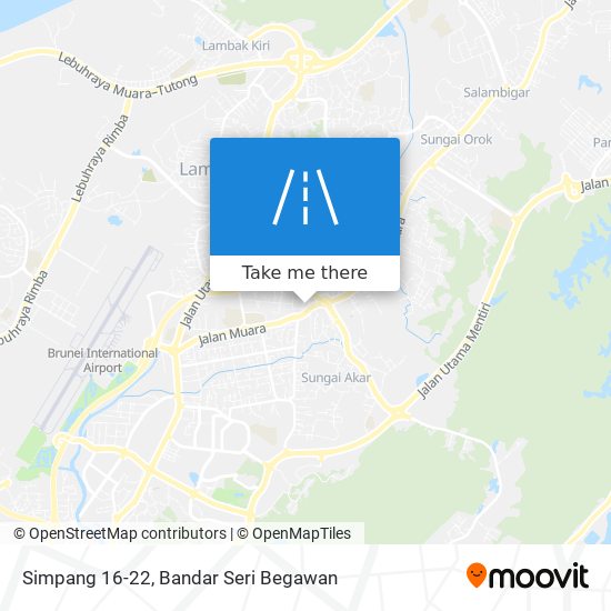 Simpang 16-22 map