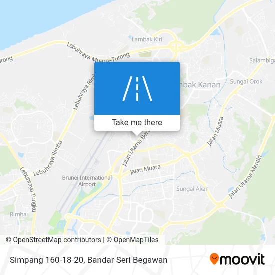 Simpang 160-18-20 map