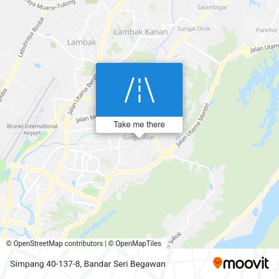 Simpang 40-137-8 map