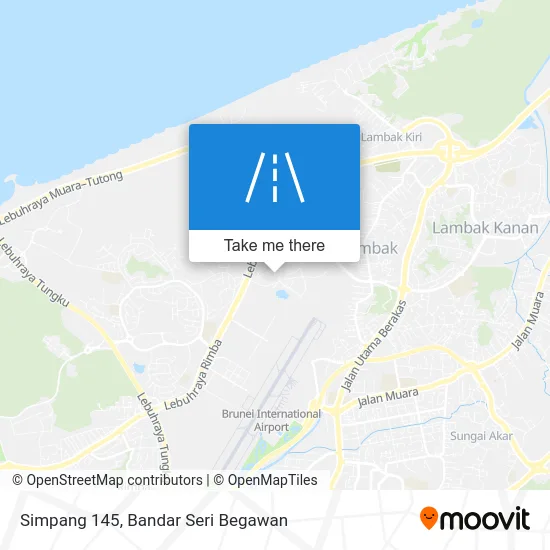 Simpang 145 map