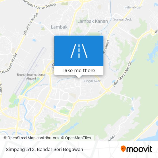 Simpang 513 map