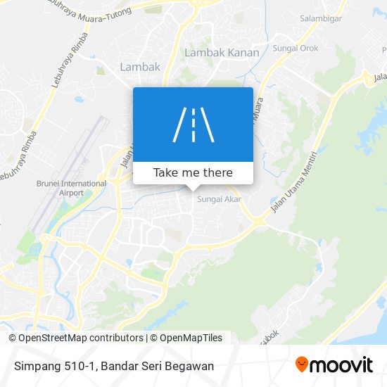 Simpang 510-1 map