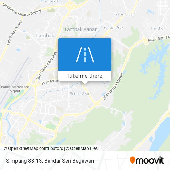 Simpang 83-13 map