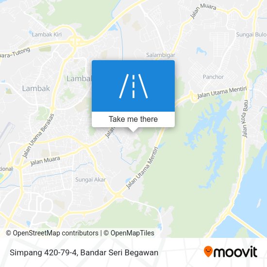 Simpang 420-79-4 map