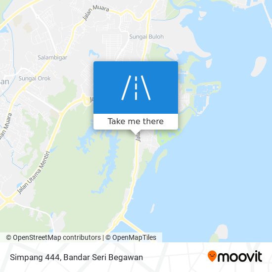 Simpang 444 map