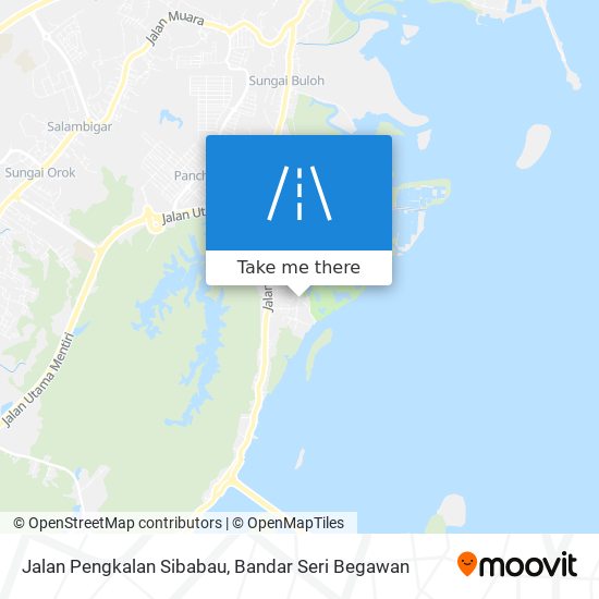 Jalan Pengkalan Sibabau map