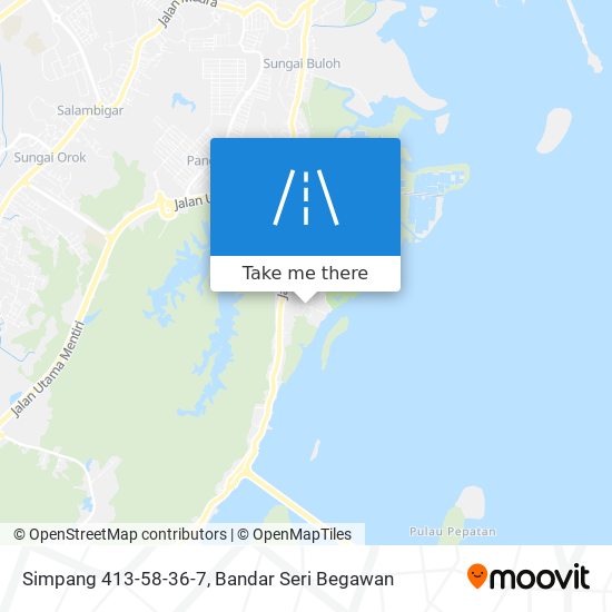 Simpang 413-58-36-7 map