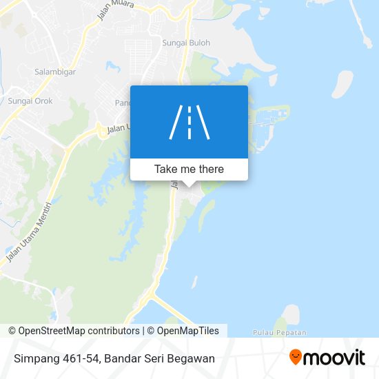 Simpang 461-54 map