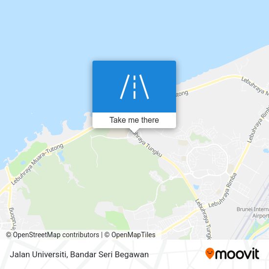 Jalan Universiti map