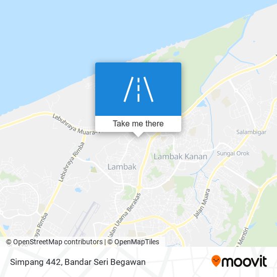 Simpang 442 map