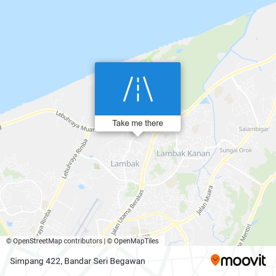 Simpang 422 map