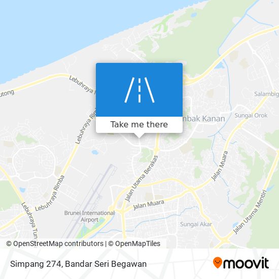 Simpang 274 map