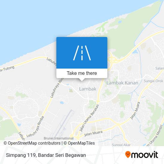 Simpang 119 map