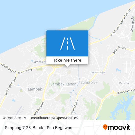 Simpang 7-23 map