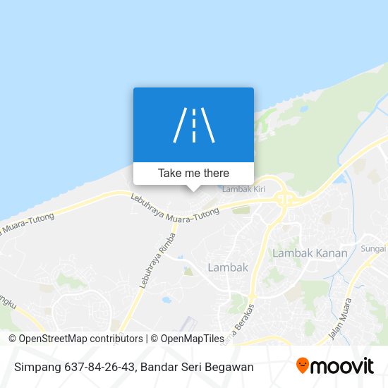 Simpang 637-84-26-43 map