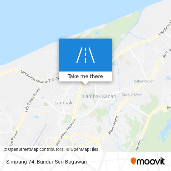 Simpang 74 map