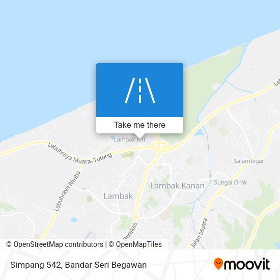 Simpang 542 map