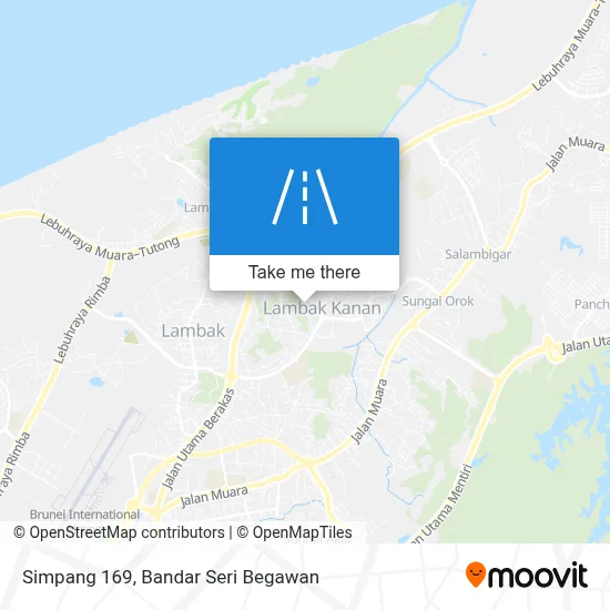 Simpang 169 map