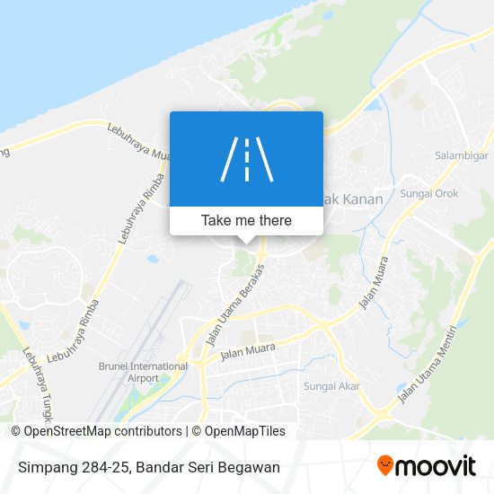 Simpang 284-25 map