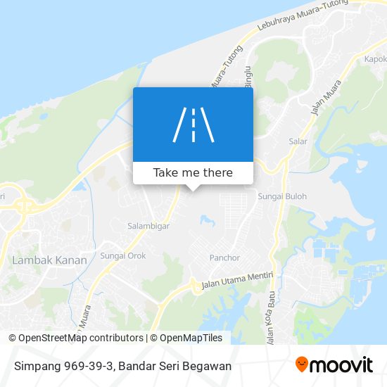 Simpang 969-39-3 map