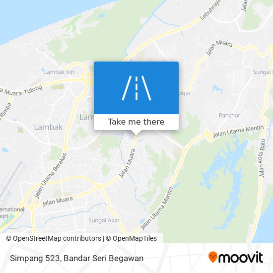 Simpang 523 map