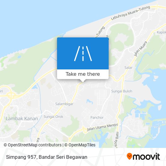 Simpang 957 map