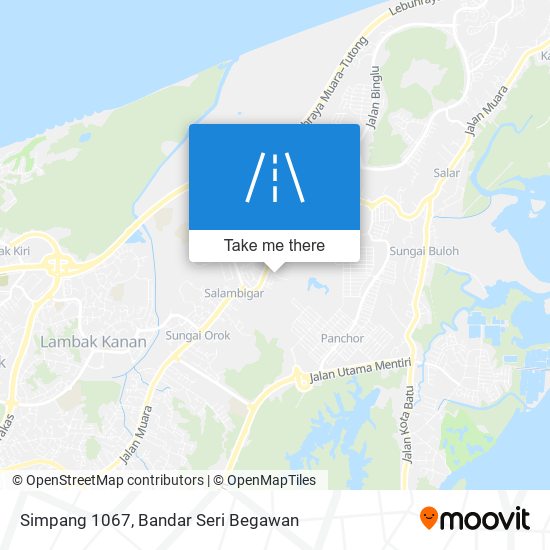 Peta Simpang 1067