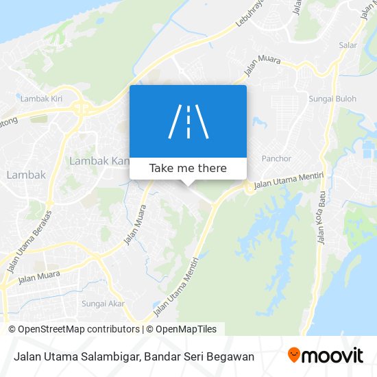 Jalan Utama Salambigar map