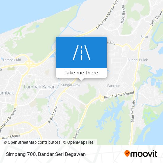 Simpang 700 map