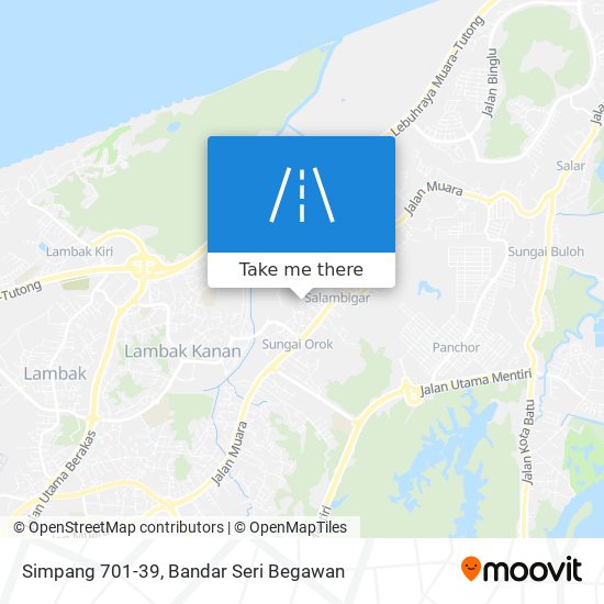 Simpang 701-39 map