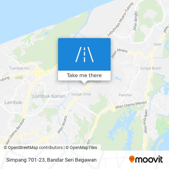 Simpang 701-23 map