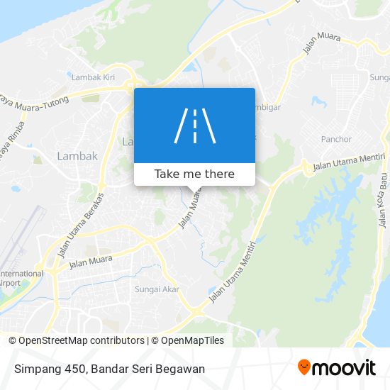 Simpang 450 map