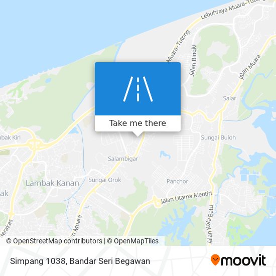 Peta Simpang 1038