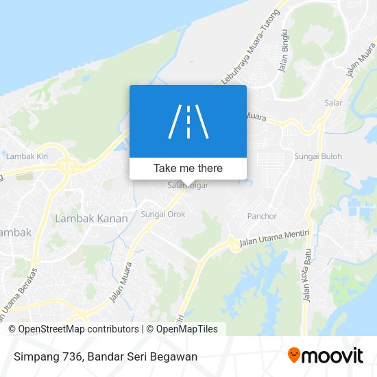 Simpang 736 map