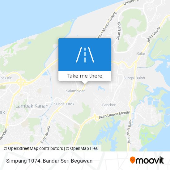 Simpang 1074 map