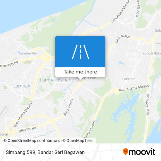 Simpang 599 map