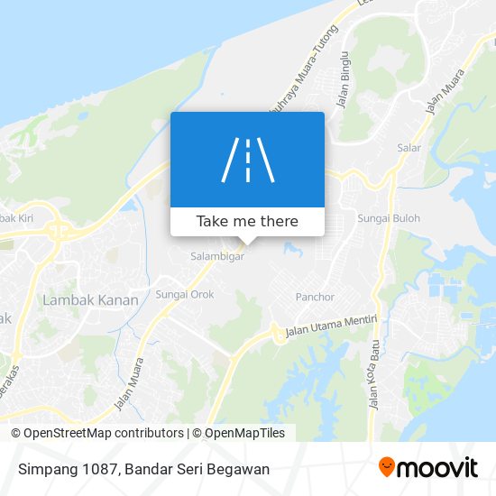 Simpang 1087 map