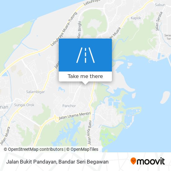 Peta Jalan Bukit Pandayan